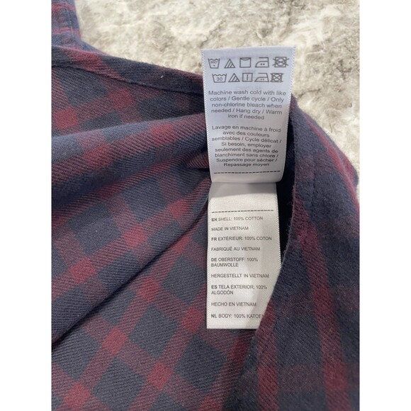 UNTUCKit Button-Down Shirt Mens Large Blue & Red Plaid Long Sleeve Cotton - Picture 4 of 9